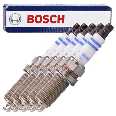 Bosch 5x Zündkerze Iridium [Hersteller-Nr. 0242236528] für Ford, Volvo von Bosch