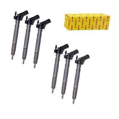 Bosch 6x Einspritzdüse [Hersteller-Nr. 0445115078] für Audi, VW von Bosch