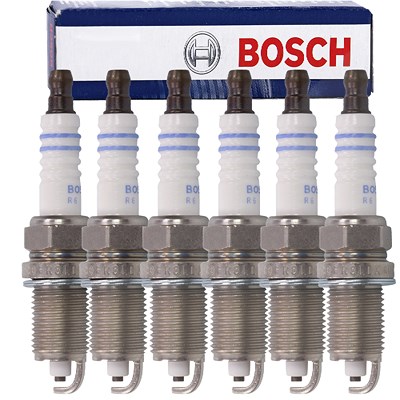 Bosch 6x Zündkerze [Hersteller-Nr. 0242229576] für Ford Usa, Honda, Mazda von Bosch