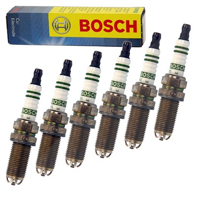 Bosch 6x Zündkerze für Porsche von Bosch