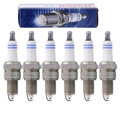 Bosch 6x Zündkerze WR 8 LC+, +34 für BMW von Bosch