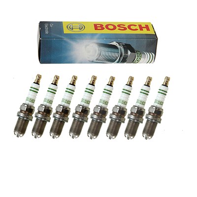 Bosch 8x Zündkerze [Hersteller-Nr. 0242240587] für Audi, Porsche von Bosch