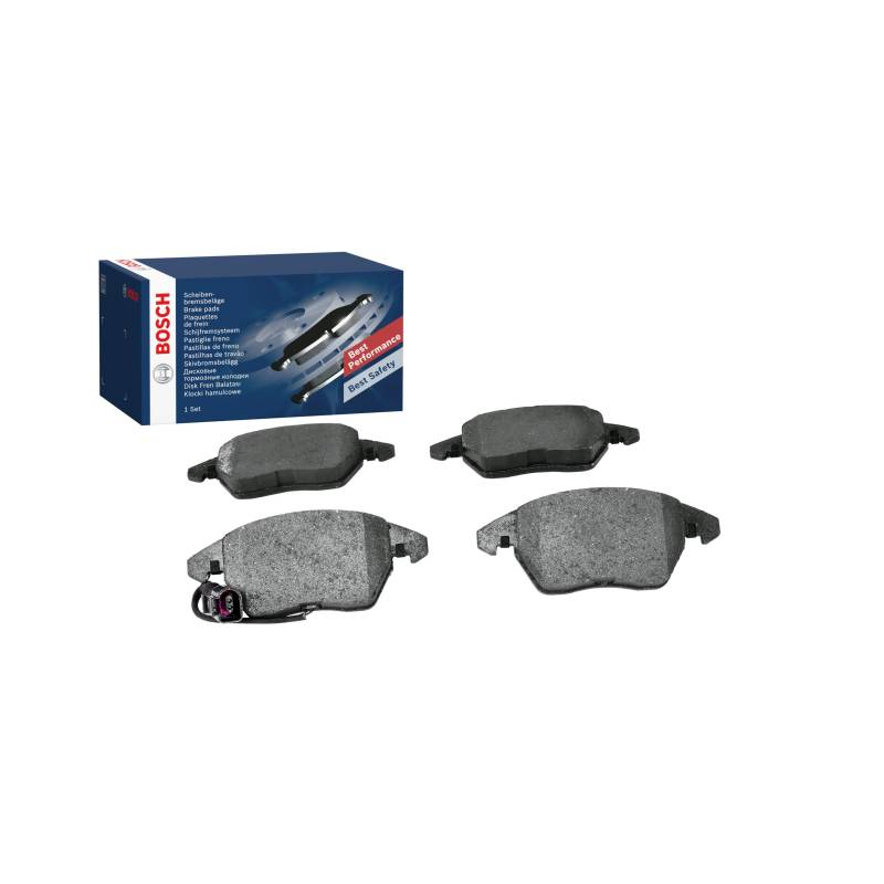 Bosch Automotive BP938 Bremsbeläge - Vorderachse - ECE-R90 Zertifizierung - vier Bremsbeläge pro Set, black, 0 986 424 797 von Bosch