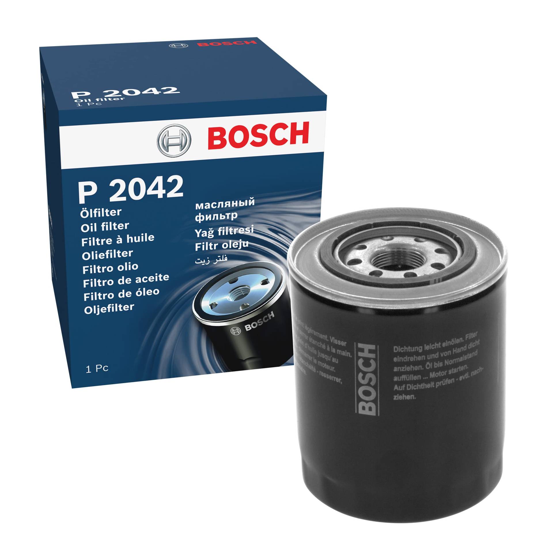 Bosch Automotive P2042 - Ölfilter Auto von Bosch Automotive