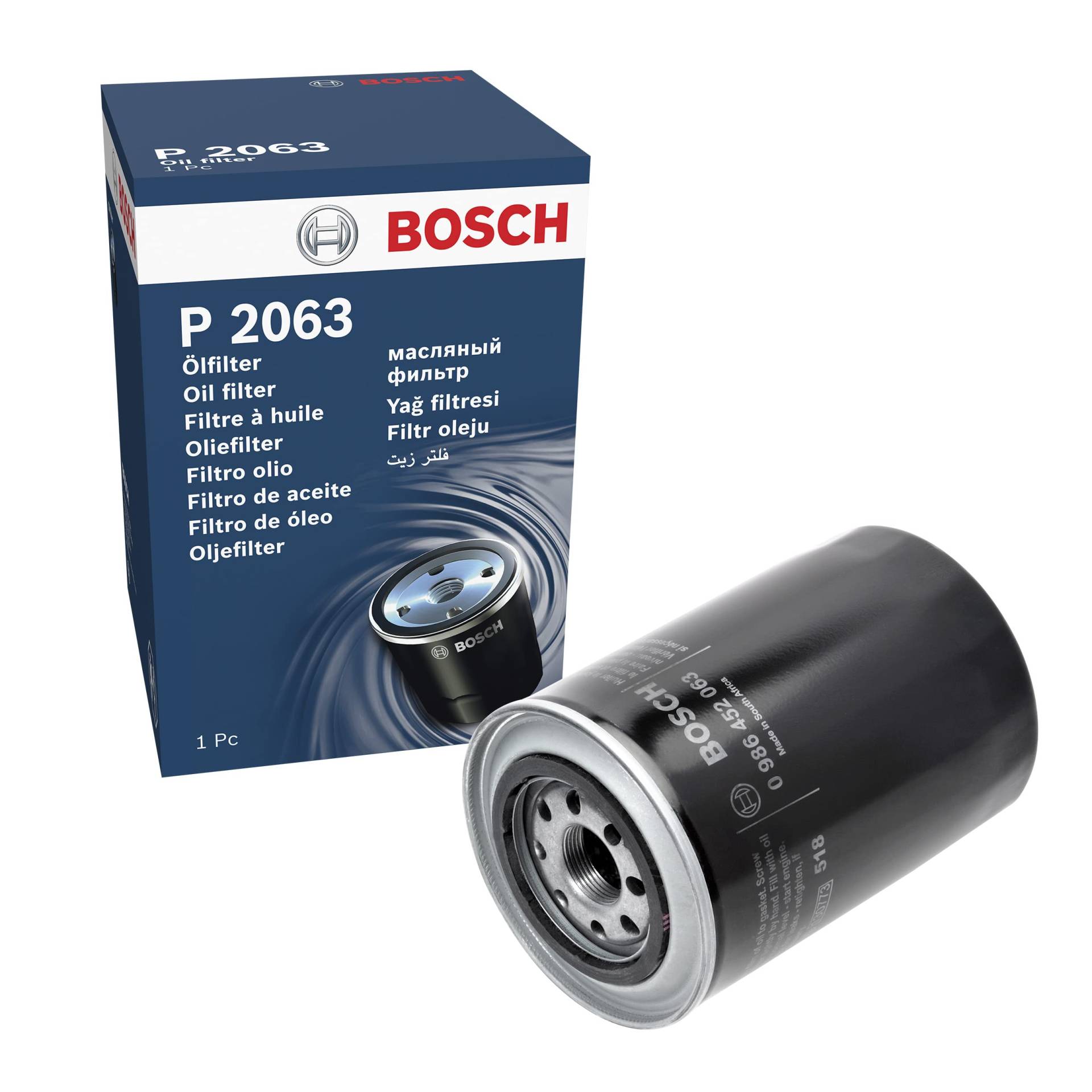 Bosch Automotive P2063 - Ölfilter Auto von Bosch