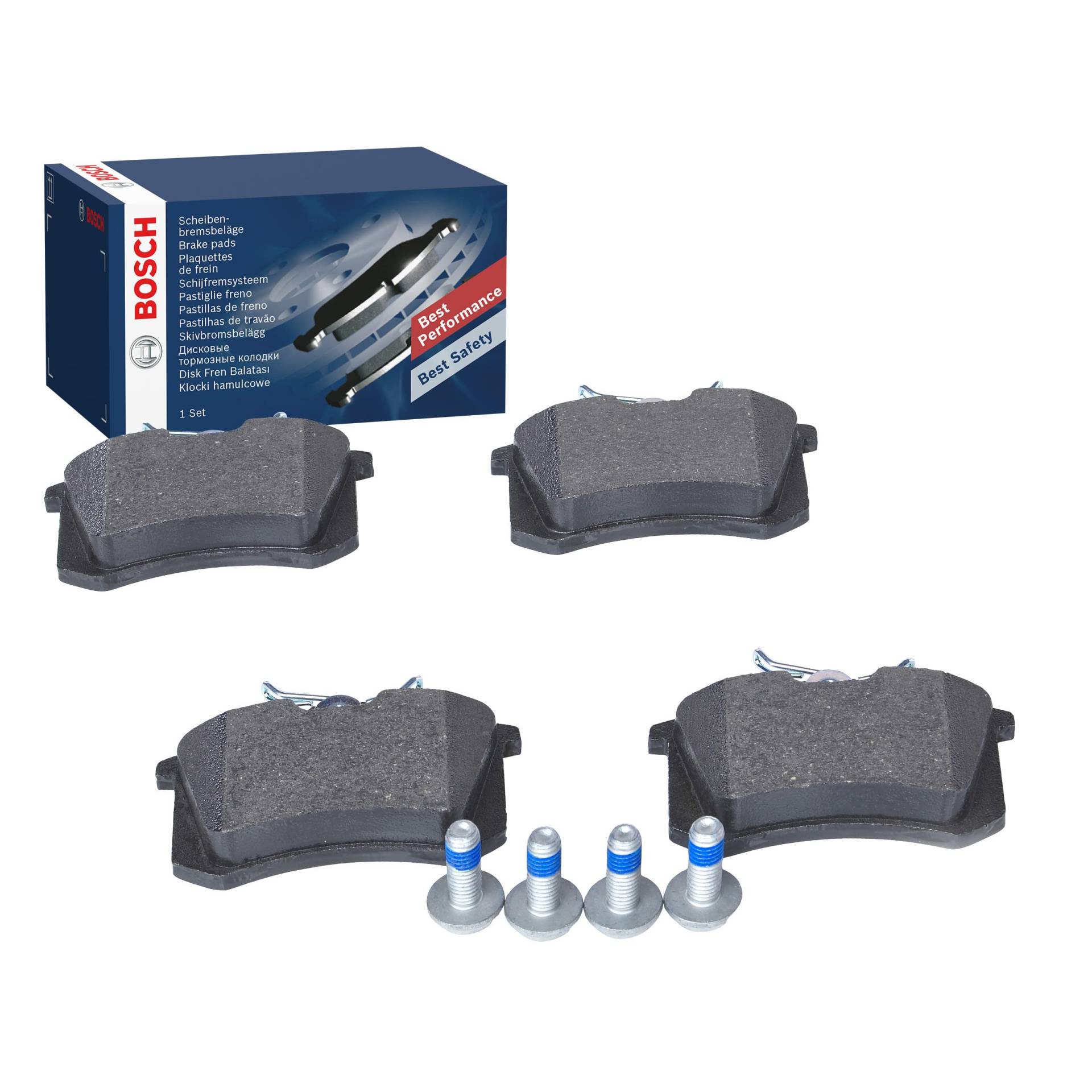 Bosch BP617 Bremsbeläge - Hinterachse - ECE-R90 Zertifizierung - vier Bremsbeläge pro Set von Bosch Automotive