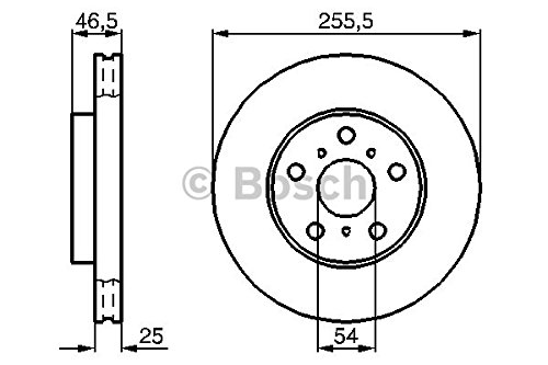 Bosch 986478724 Bremsscheibe von Bosch