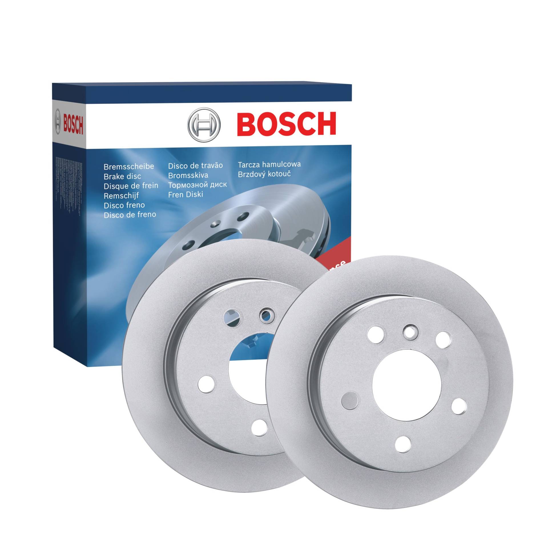Bosch BD1101 Bremsscheiben - Hinterachse - ECE-R90 Zertifizierung - zwei Bremsscheiben pro Set von Bosch Automotive