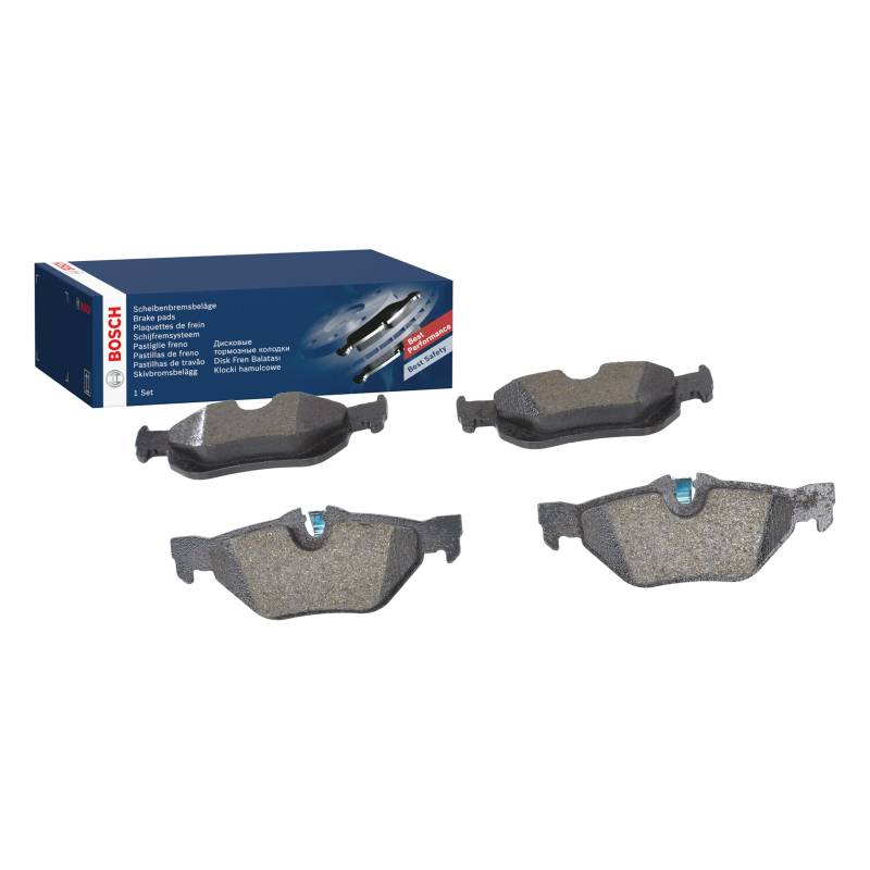 Bosch BP1184 Bremsbeläge - Hinterachse - ECE-R90 Zertifizierung - vier Bremsbeläge pro Set von Bosch