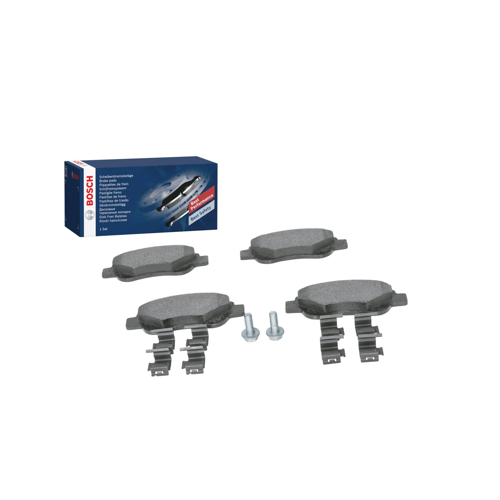 Bosch BP975 Bremsbeläge - Vorderachse - ECE-R90 Zertifizierung - vier Bremsbeläge pro Set von Bosch Automotive