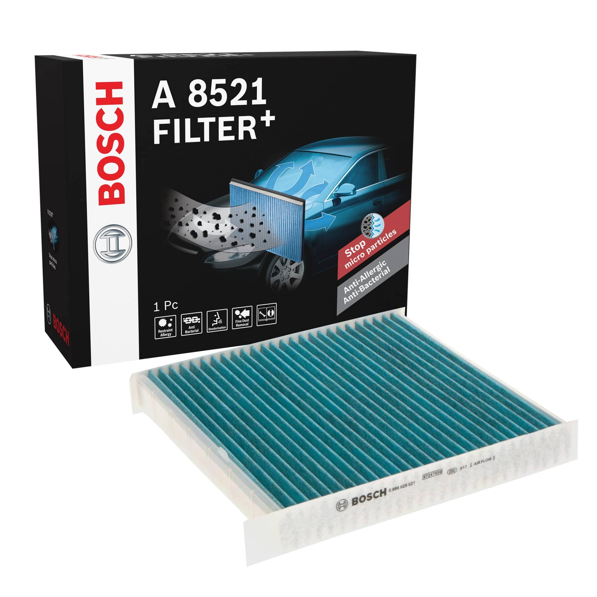 Bosch Automotive A8521 - Innenraumfilter Filter+ von Bosch