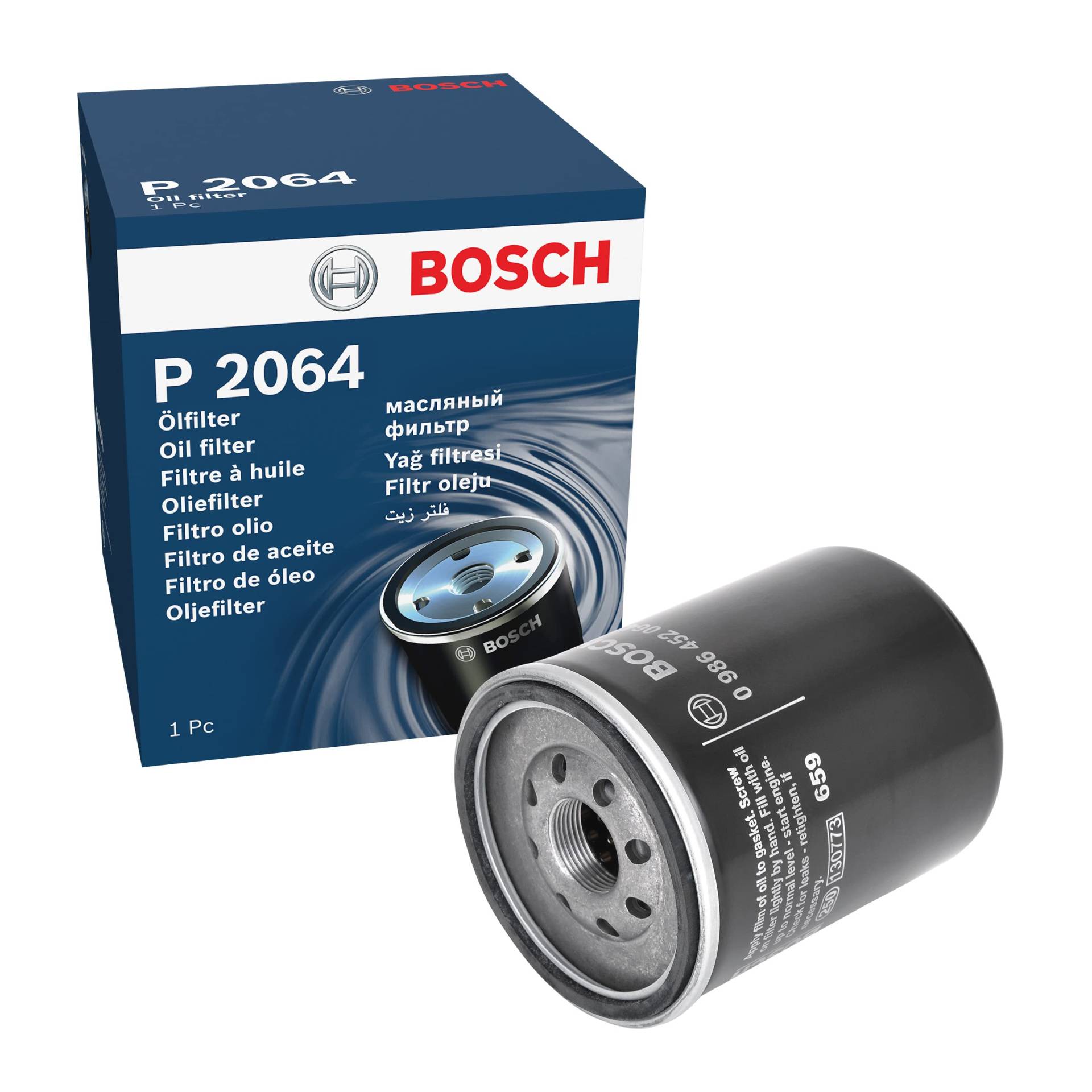 Bosch Automotive P2064 - Ölfilter Auto von Bosch