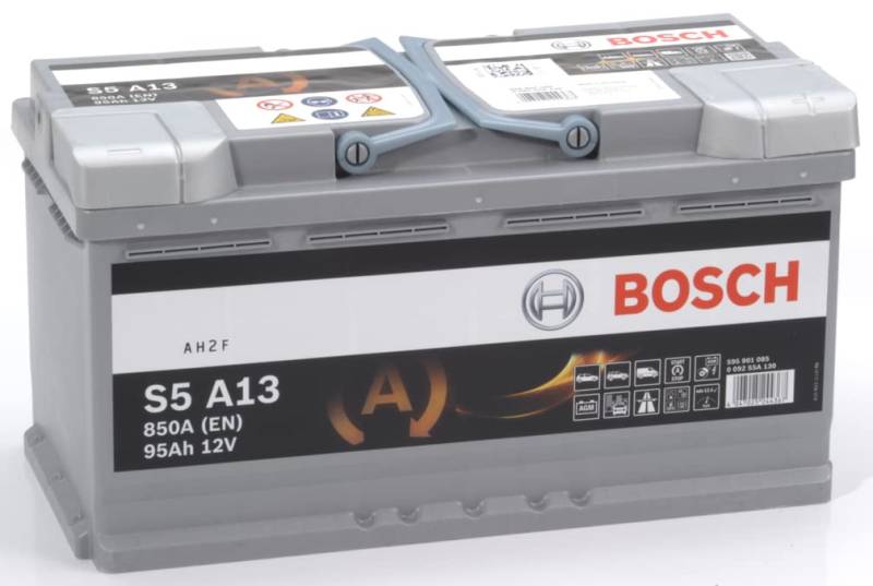 Bosch Automotive 0092S5A130 Batterie AGM 12 V 95 mAh 850 A B13 von Bosch Automotive