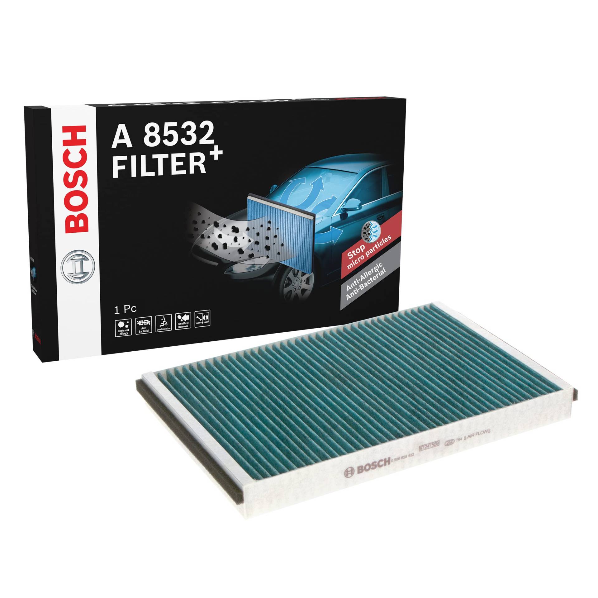 Bosch Automotive A8532 - Innenraumfilter Filter+ von Bosch