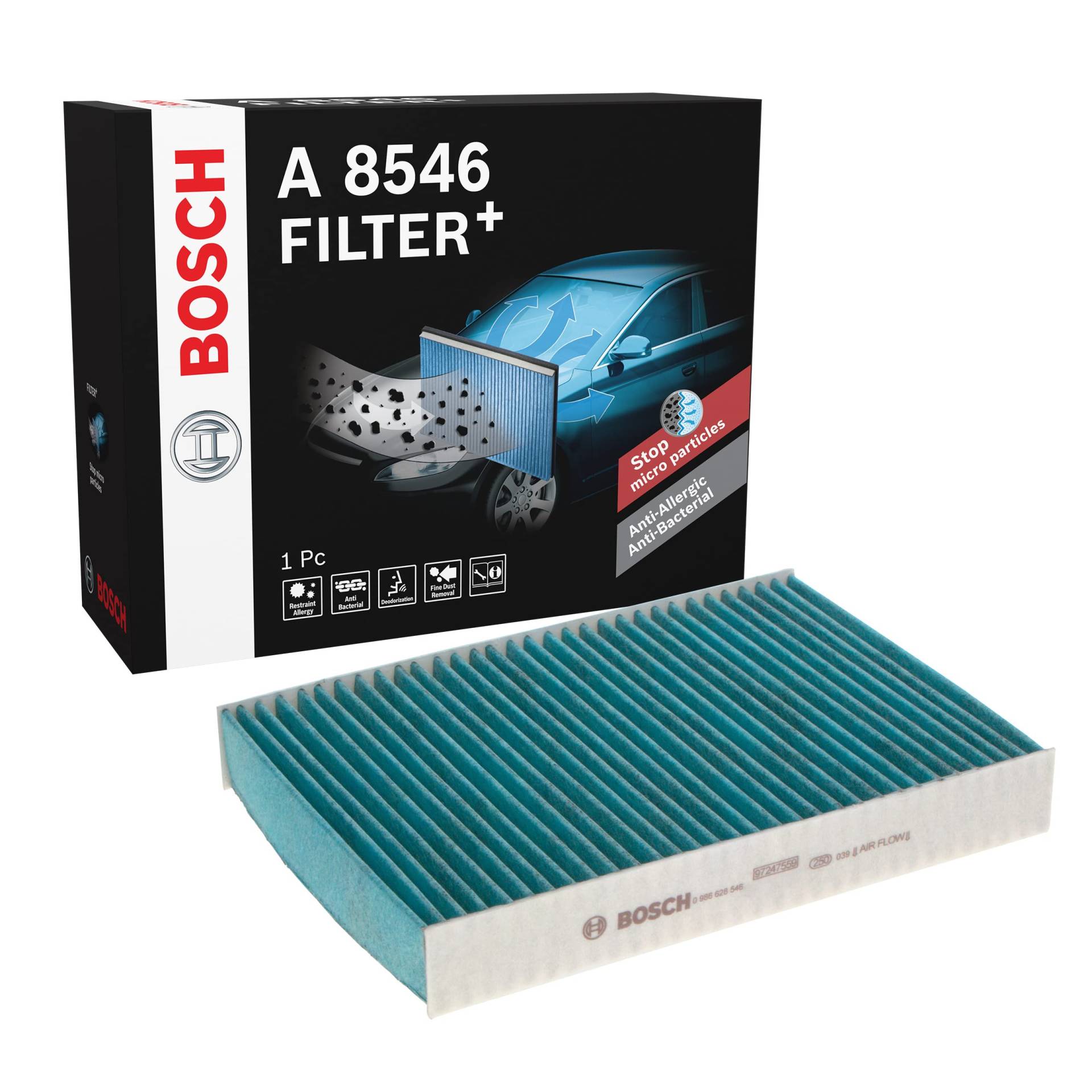 Bosch Automotive A8546 - Innenraumfilter Filter+ von Bosch Automotive