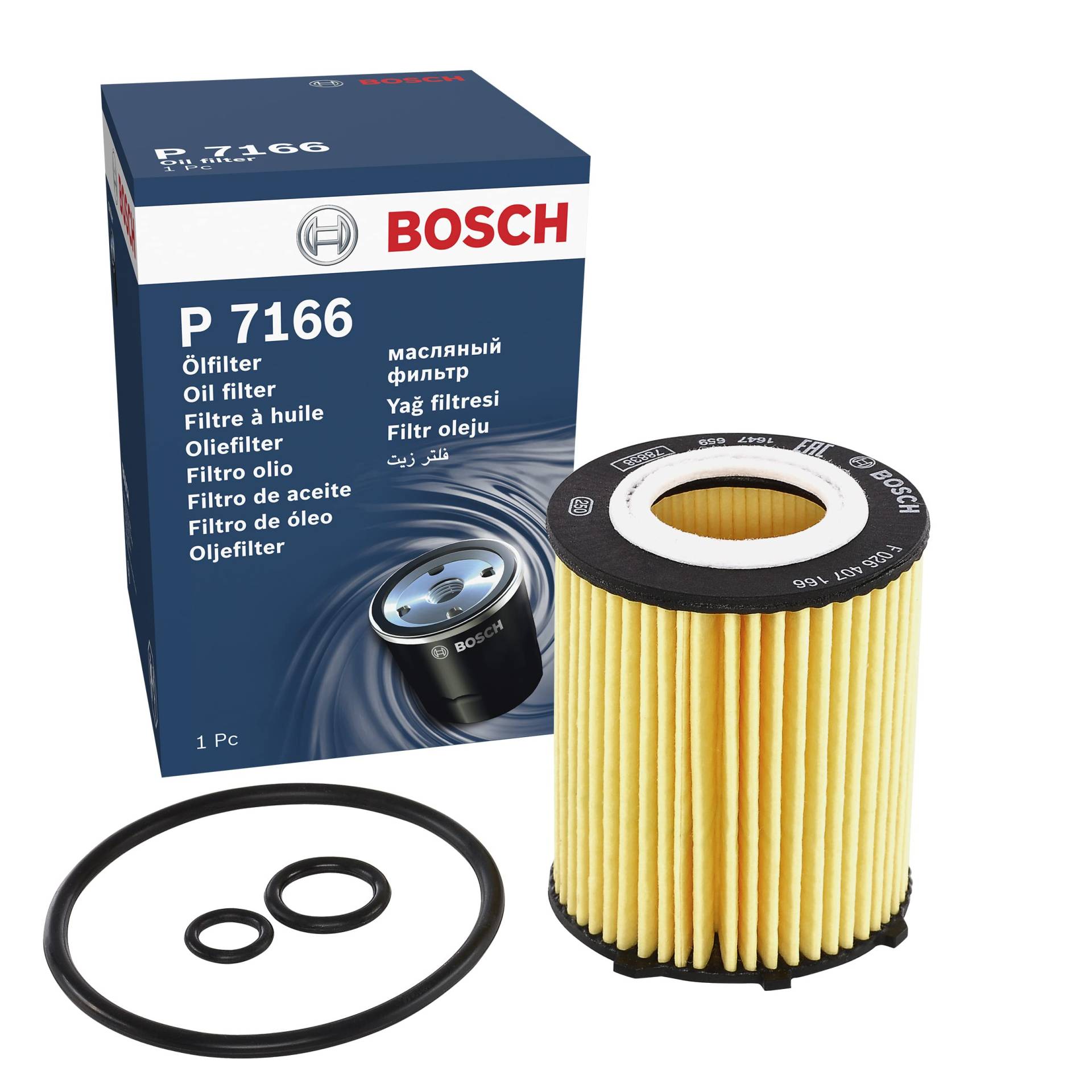 Bosch Automotive P7166 - Ölfilter Auto von Bosch