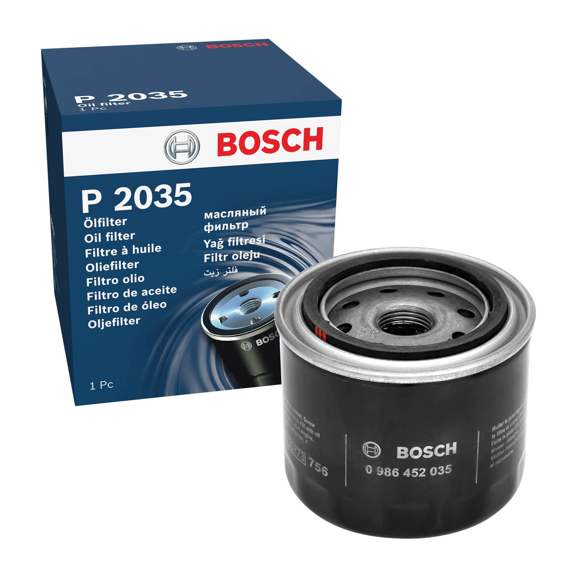 Bosch Automotive P2035 - Ölfilter Auto von Bosch Automotive