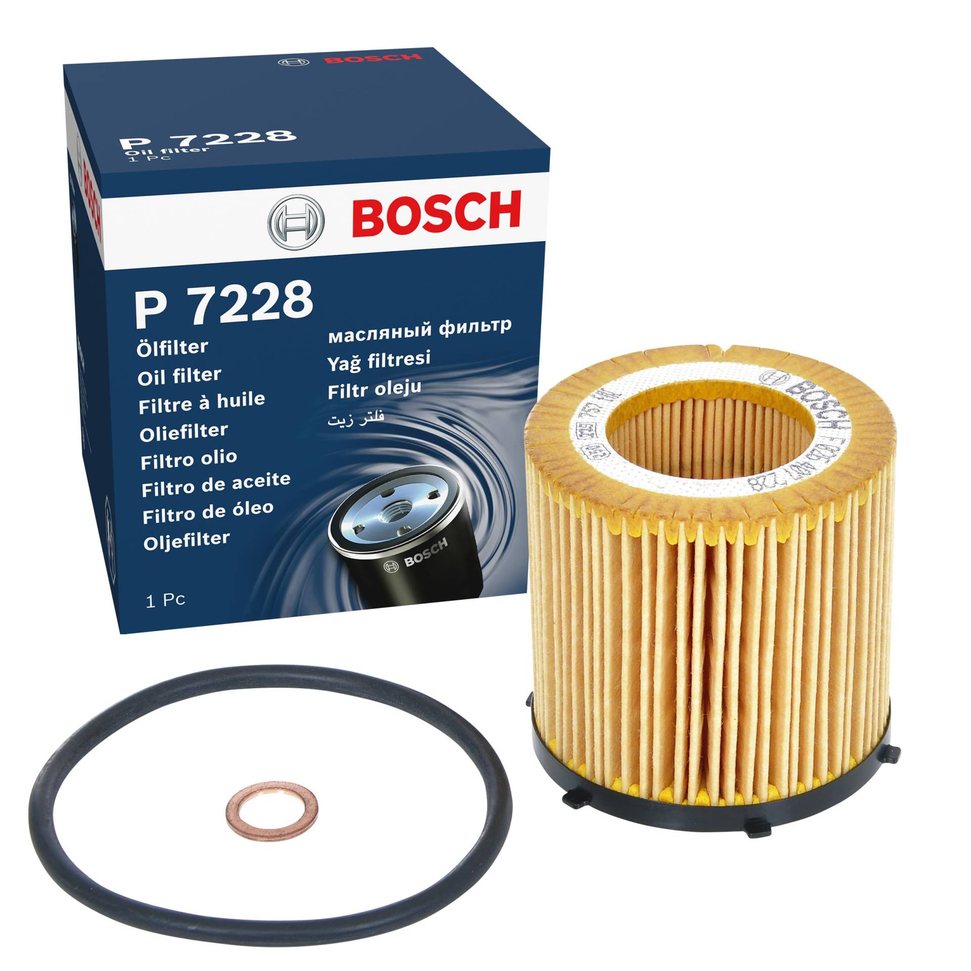 Bosch Automotive P7228 - Ölfilter Auto von Bosch Automotive