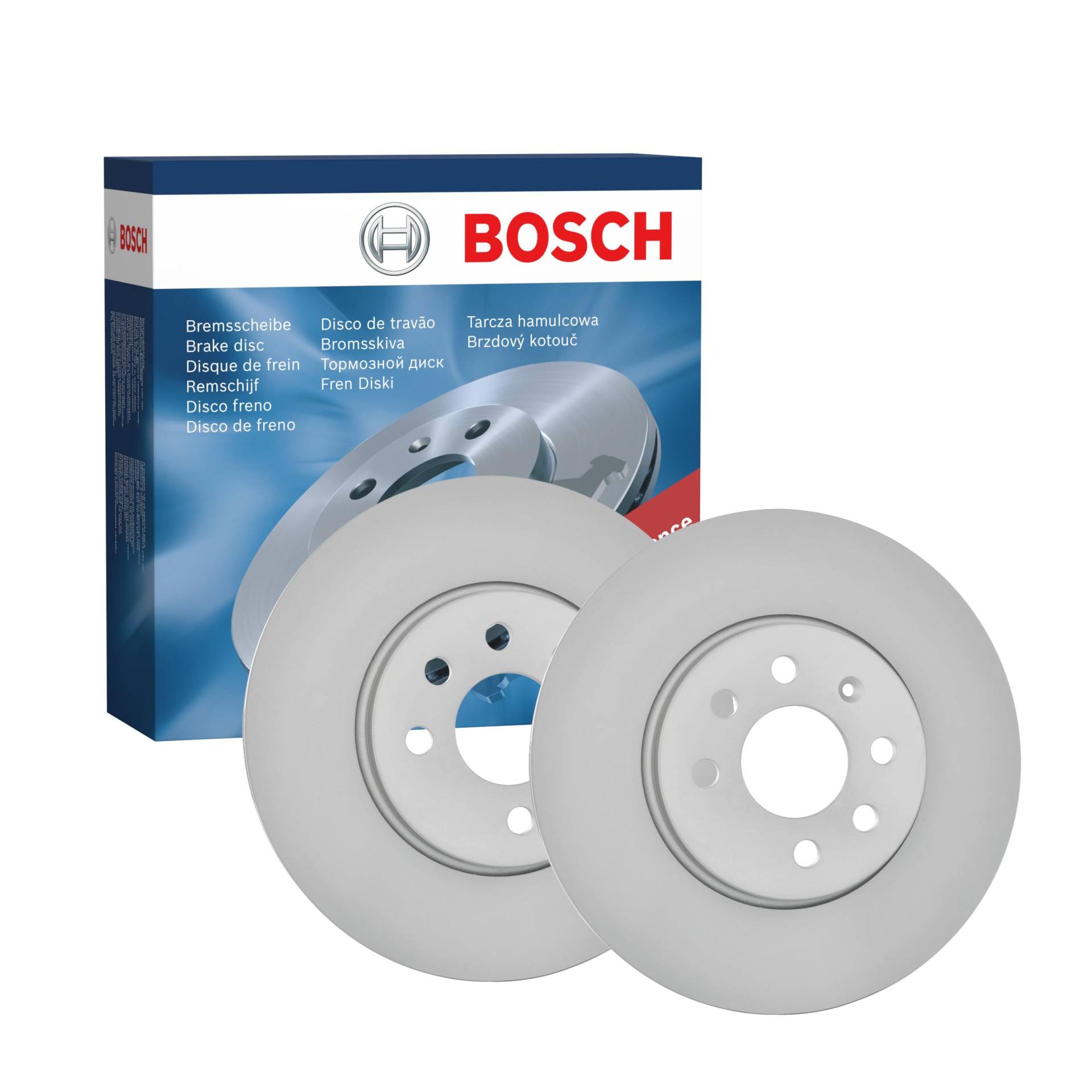 Bosch BD2069 Bremsscheiben - ECE-R90 Zertifizierung - zwei Bremsscheiben pro Set von Bosch