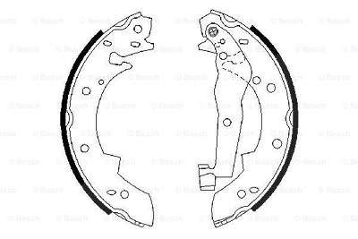 Bosch Bremsbackensatz [Hersteller-Nr. 0986487013] für BMW von Bosch