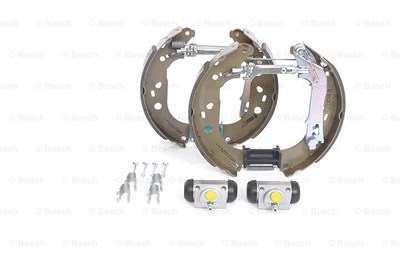 Bosch Bremsbackensatz [Hersteller-Nr. 0204114677] für Citroën, Fiat, Peugeot von Bosch