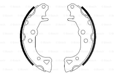 Bosch Bremsbackensatz [Hersteller-Nr. 0986487252] für Citroën, Peugeot von Bosch