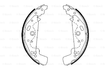 Bosch Bremsbackensatz [Hersteller-Nr. 0986487643] für Land Rover von Bosch