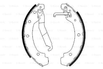 Bosch Bremsbackensatz [Hersteller-Nr. 0986487389] für VW von Bosch