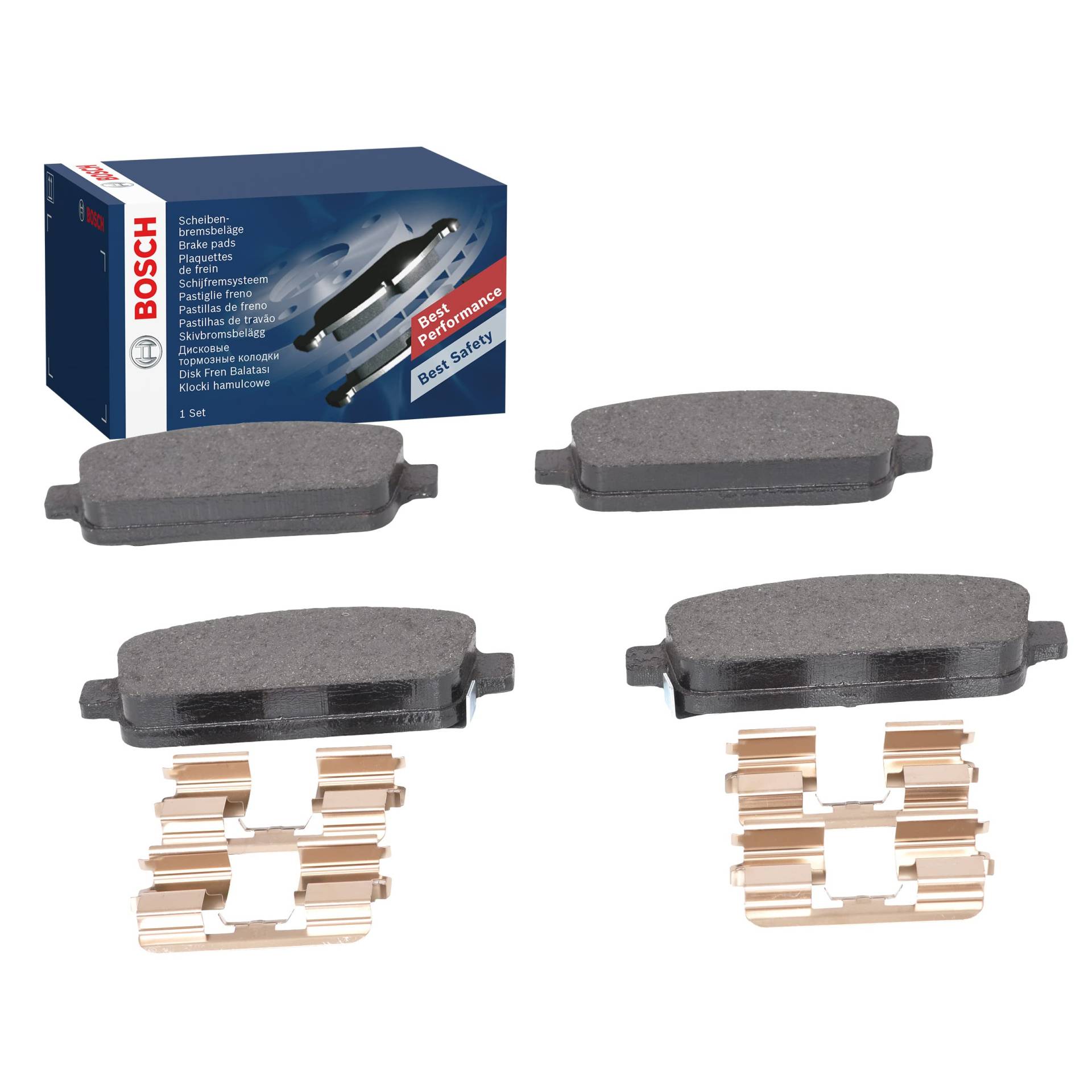 Bosch Automotive BP1357 Bremsbeläge - Hinterachse - ECE-R90 Zertifizierung - vier Bremsbeläge pro Set, black, 0 986 494 634 von Bosch