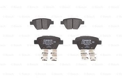 Bosch Bremsbeläge hinten (Satz) [Hersteller-Nr. 0986494643] für Audi, Seat, Skoda, VW von Bosch