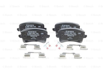 Bosch Bremsbelagsatz, Scheibenbremse [Hersteller-Nr. 0986494733] für Audi von Bosch