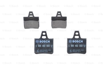 Bosch Bremsbelagsatz, Scheibenbremse [Hersteller-Nr. 0986460958] für Citroën von Bosch