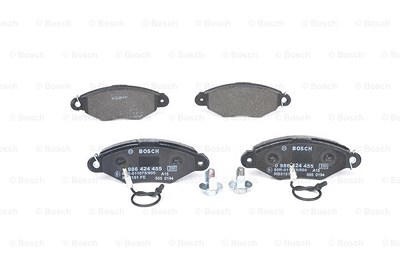 Bosch Bremsbelagsatz, Scheibenbremse [Hersteller-Nr. 0986424455] für Citroën, Nissan, Renault von Bosch