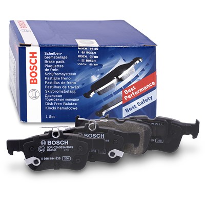 Bosch Bremsbelagsatz hinten [Hersteller-Nr. 0986494839] für Ford Usa, Ford von Bosch