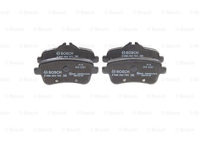 Bosch Bremsbelagsatz, Scheibenbremse [Hersteller-Nr. 0986494783] für Mercedes-Benz von Bosch