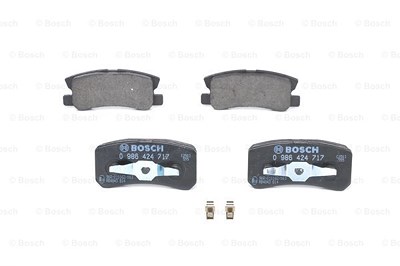 Bosch Bremsbelagsatz, Scheibenbremse [Hersteller-Nr. 0986424717] für Mitsubishi, Citroën, Dodge, Peugeot von Bosch