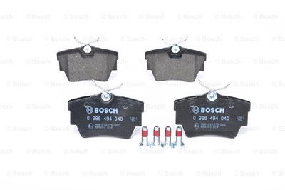 Bosch Bremsbelagsatz, Scheibenbremse [Hersteller-Nr. 0986494040] für Nissan, Opel, Renault von Bosch