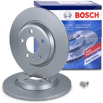 Bosch Bremsscheibe Hinterachse Voll [Hersteller-Nr. 0986479382] für Audi von Bosch