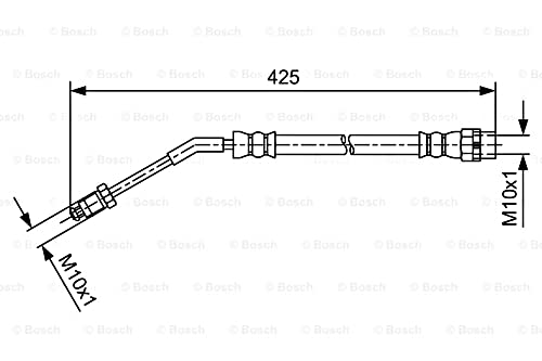 Bosch Bremsschlauch (1 987 481 587) von Bosch