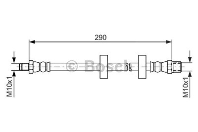 Bosch Bremsschlauch [Hersteller-Nr. 1987476334] für Audi, VW von Bosch