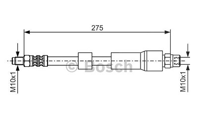 Bosch Bremsschlauch [Hersteller-Nr. 1987476174] für BMW von Bosch