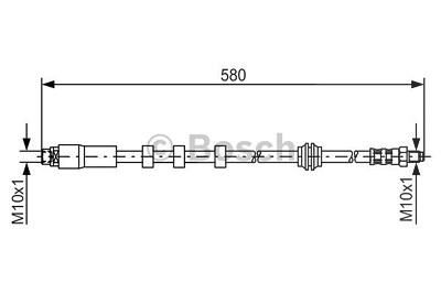 Bosch Bremsschlauch [Hersteller-Nr. 1987476093] für BMW von Bosch