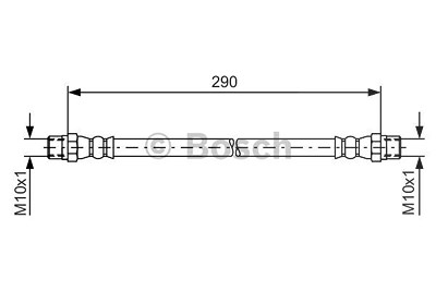 Bosch Bremsschlauch [Hersteller-Nr. 1987476061] für BMW, Volvo von Bosch