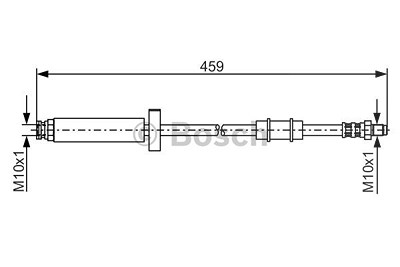 Bosch Bremsschlauch [Hersteller-Nr. 1987476462] für Fiat, Citroën, Peugeot von Bosch