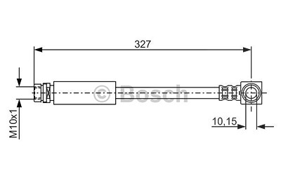 Bosch Bremsschlauch [Hersteller-Nr. 1987476625] für Ford von Bosch