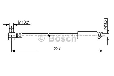 Bosch Bremsschlauch [Hersteller-Nr. 1987476095] für Ford von Bosch