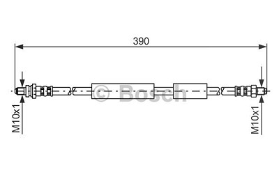 Bosch Bremsschlauch [Hersteller-Nr. 1987476603] für Ford von Bosch