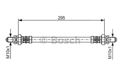 Bosch Bremsschlauch [Hersteller-Nr. 1987476382] für Ford von Bosch