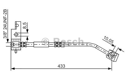 Bosch Bremsschlauch [Hersteller-Nr. 1987476149] für Chrysler, Dodge von Bosch