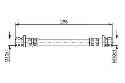 Bosch Bremsschlauch [Hersteller-Nr. 1987476888] für Honda von Bosch